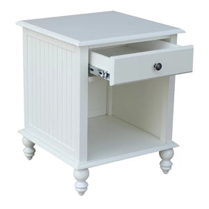 Witherspoon 27.1'' Tall Solid Wood End Table with Storage