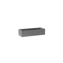 Load image into Gallery viewer, 4&quot; H x 15&quot; W x 6&quot; D Gray Witmer Fiberstone Planter Box
