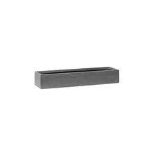 Load image into Gallery viewer, 4&quot; H x 15&quot; W x 6&quot; D Gray Witmer Fiberstone Planter Box
