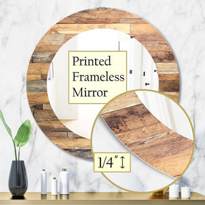 Wood IV Accent Wall Mirror