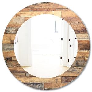 Wood IV Accent Wall Mirror