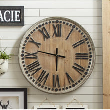 Load image into Gallery viewer, Wood Wall Clock

