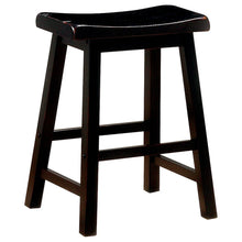 Load image into Gallery viewer, Wooden Casual Counter Height Stool, Dark Brown

