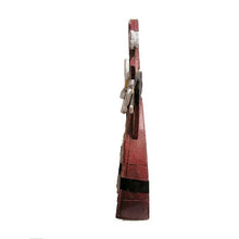 Load image into Gallery viewer, Wooden Santa Ho Ho Ho Figurine
