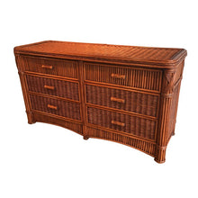 Load image into Gallery viewer, Brown Woodlake 6 Drawer Double Dresser SB1781
