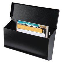 Load image into Gallery viewer, Woodlands 17&quot;  x 10&quot; Black Steel Wall Mounted Mailbox #9374
