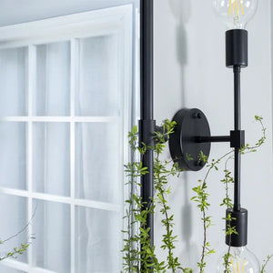 25" x 36" Matte Black Woodvale Metal Framed Wall Mounted Bathroom / Vanity Mirror