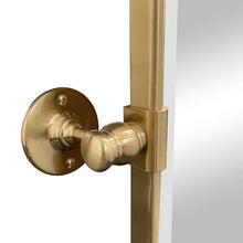 Load image into Gallery viewer, 25&quot; x 36&quot; Brushed Gold Woodvale Metal Framed Wall Mounted Bathroom / Vanity Mirror
