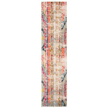 Load image into Gallery viewer, Wooler Southwestern Area Rug in Blue / Orange, Runner 2&#39;2&quot; x 8&#39;
