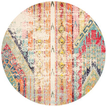 Load image into Gallery viewer, Wooler Southwestern Area Rug in Blue / Orange 3&#39;
