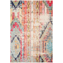 Load image into Gallery viewer, Wooler Southwestern Area Rug in Blue / Orange, Rectangle 12&#39; x 18&#39;
