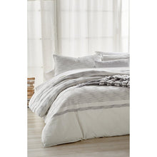 Load image into Gallery viewer, Full/Queen Woven Stripe Single Duvet Cover GL142
