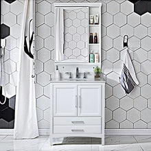 Load image into Gallery viewer, Wycombe 30" Single Bathroom Vanity Set White
