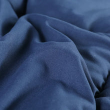Load image into Gallery viewer, King/Cal. King Comforter + 2 Queen Shams Navy Wynton Microfiber Reversible 3 Piece Comforter Set
