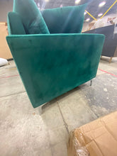Load image into Gallery viewer, Meridian Furniture Naomi Green Velvet Sofa *AS-IS* 7023RR-OB
