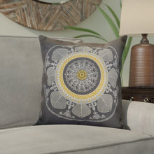 Load image into Gallery viewer, 20" H x 20" W x 2" D Gray Xenia Square Outdoor Pillow (Set of 2) GL1758
