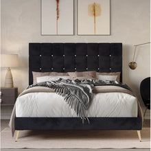 Load image into Gallery viewer, Xiomara Tufted Upholstered Low Profile Standard Bed queen
