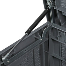 Load image into Gallery viewer, Gray 100 Gallons Gallon Water Resistant Resin Lockable Deck Box
