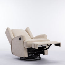 Load image into Gallery viewer, Yepez Manual Swivel Recliner Beige MH14
