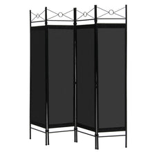 Load image into Gallery viewer, Black Yuriah Panel Folding Room Divider
