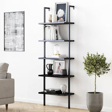 Load image into Gallery viewer, Zachary 72.5&quot; H x 24&quot; W Steel Ladder Bookcase MRM1069
