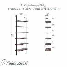 Load image into Gallery viewer, Zachary 85&quot; H x 30&quot; W Metal Ladder Bookcase (223MM)
