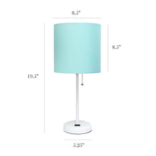 Load image into Gallery viewer, Zainab 19.5&quot; Table Lamp with Outlet MRM2044
