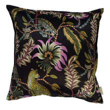 Load image into Gallery viewer, Night Zambezi Velvet Square Pillow Cover &amp; Insert By Ardmore Design
