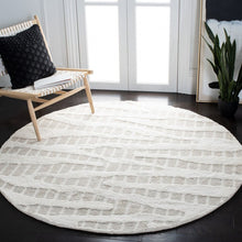Load image into Gallery viewer, Zaphod Animal Print Handmade Tufted Wool Beige/Ivory Area Rug 6019RR
