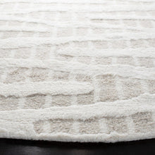 Load image into Gallery viewer, Zaphod Animal Print Handmade Tufted Wool Beige/Ivory Area Rug 6019RR
