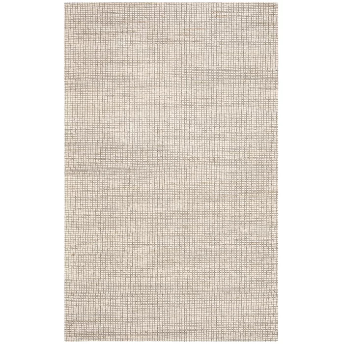 Zaragoza Handmade Flatweave Area Rug in Ivory, Rectangle 2'3
