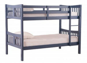 Navy Twin over Twin Bunk Bed #9549
