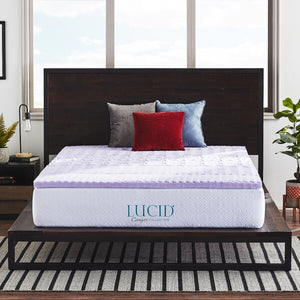 Lavender Infused 2" Memory Foam Mattress Topper King(2579RR)