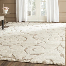 Load image into Gallery viewer, Safavieh Clearance Florida Shag Cream Beige Rug 2&#39;3&quot; x 4&#39;
