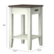 Load image into Gallery viewer, Side Table with USB Charging Ports MRM3171
