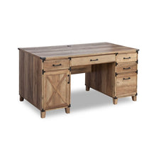 Load image into Gallery viewer, Oxford 59" Pedestal Desk
