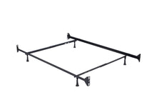 Load image into Gallery viewer, Hillsdale Furniture Traditional 4-Leg Full or Twin Bed Frame, Black 6070RR
