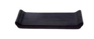 3-Piece Countertop Accessories Set Spirella Kyoto Black Porcelain GL757