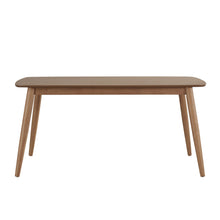 Load image into Gallery viewer, Mid-Century Modern 63&quot; Wood Tapered Legs Dining Table, Natural Finish
