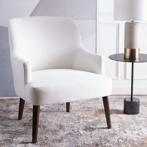 Briony accent chair color white