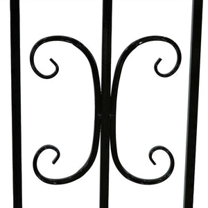 3 ft. H x 8 ft. W Rubenstein Garden Landscape Metal Fence Panel, : 38'', Pieces Included: 2 Fence panels - SET OF 2
