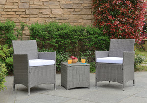 Almus 3 Piece Rattan Seating Group with Cushions (3004)