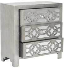 Load image into Gallery viewer, Tasha 3 Drawer Chest / Grey/ Mirror Front 684CDR
