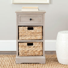 Load image into Gallery viewer, Carrie Side Storage Side Table Vintage Grey 671CDR
