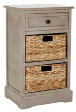 Load image into Gallery viewer, Carrie Side Storage Side Table Vintage Grey 671CDR
