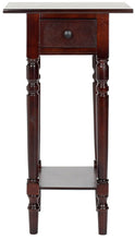Load image into Gallery viewer, Sabrina End Table With Storage Drawer Dark Cherry FInish 89CDR
