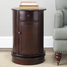 Load image into Gallery viewer, Tabitha Dark Cherry Storage End Table (SB295)
