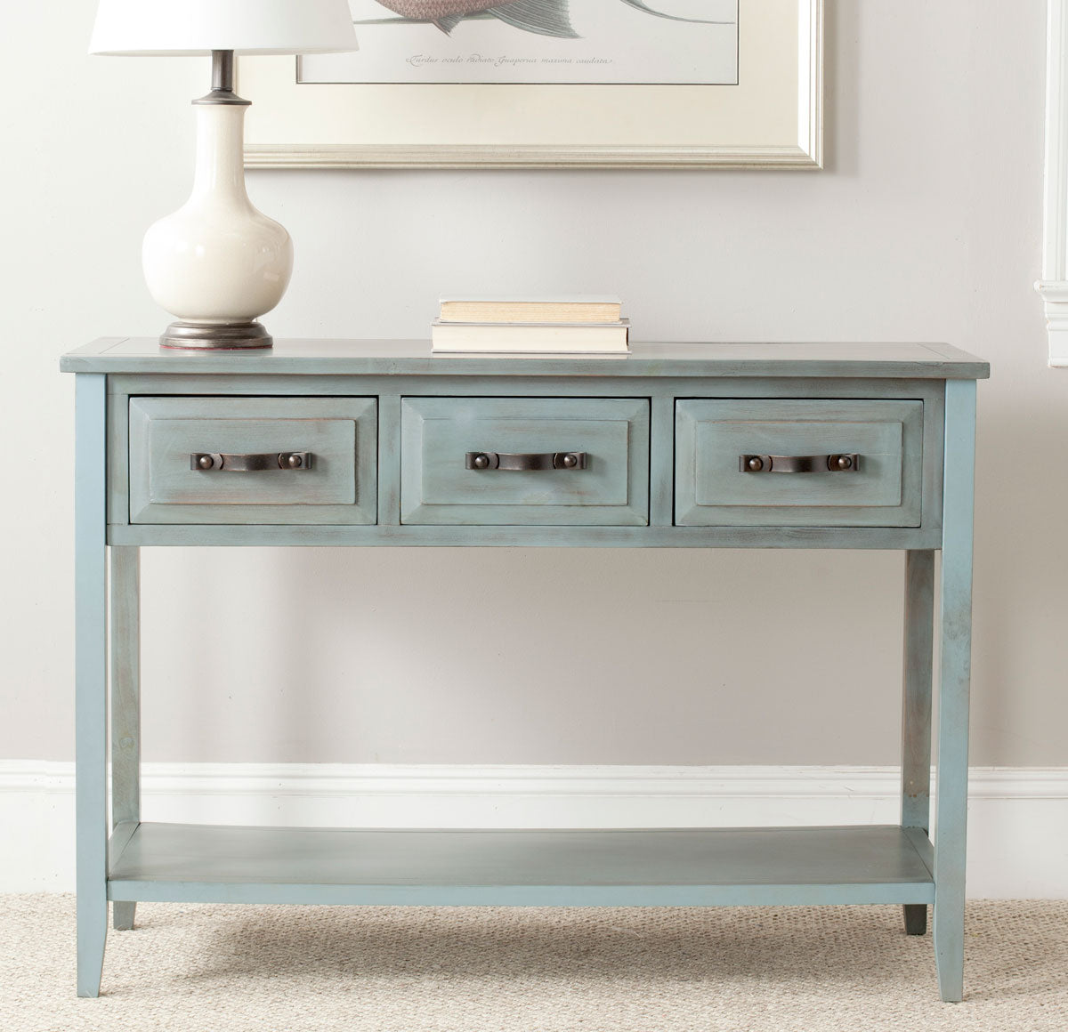 Aiden Barn Blue Casual Console Table (SB1043)