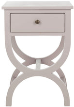 Load image into Gallery viewer, Maxine Accent Table With Storage Drawer Light Grey 434CDR
