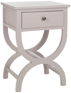 Maxine Nightstand With Storage Drawer Quartz Grey 3162RR